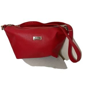 BCBG Paris Women's Red Crossbody Purse Bag One Size NWOT